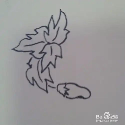 儿童蔬菜简笔画茄子教程