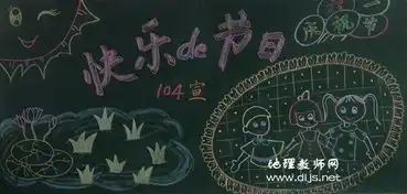 快乐的六一我们的节日黑板报