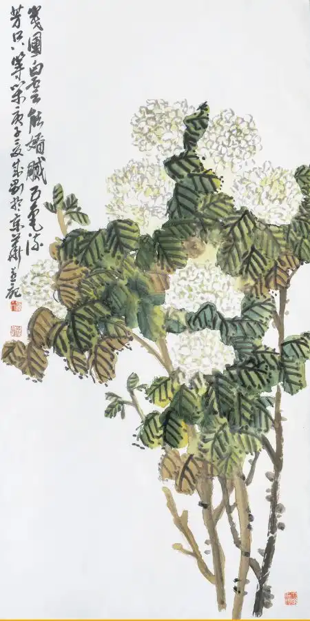 一日一画孙成刚秋色斑斓