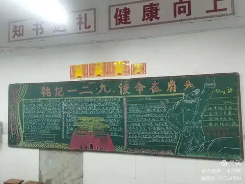 爱国之情,永存我心鹤壁二中开展铭记一二九主题黑板报评比活动