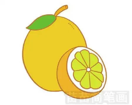柠檬简笔画图片大全画法