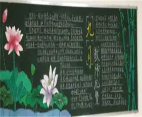 教师节黑板报我们伟大的母亲