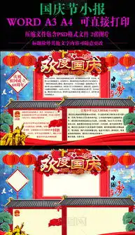 国庆节手抄报黑板报模板图片下载