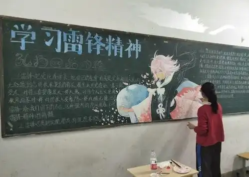 初中生黑板报火了,堪称美术生表演舞台,老师说这是好事