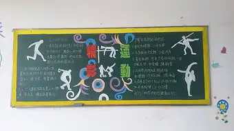 运输智能系体育节黑板报评比结果