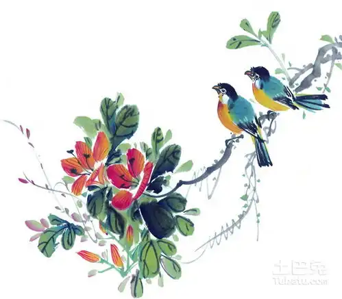 中国花鸟画入门中国画花鸟技法教程中国花鸟画名家土巴兔家居百科