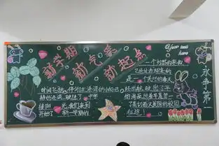 班级黑板报主题新学期,新气象应该怎么画才好求图片