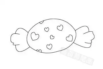 糖果简笔画图片大全画法