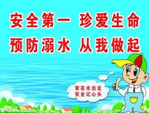 防溺水手抄报图片
