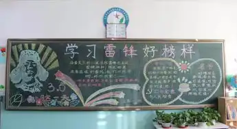 学雷锋,见行动系列活动黑板报评比
