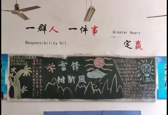 信工动态弘扬雷锋精神黑板报大赛圆满结束