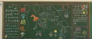 关于新学期开学黑板报