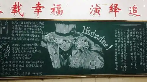 中学生黑板报惊艳了大家,网友看起来不像真的,学生这么有才