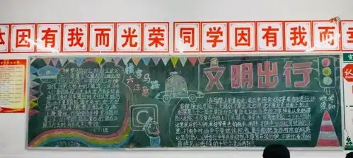 细节阳光十二月份主题黑板报展播