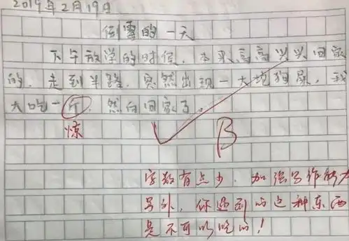 小学生作文一见不钟情,语言风趣老师点赞,表姐却拍案而起运
