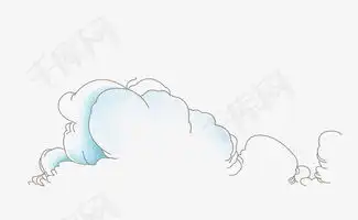 手绘云朵素材图片免费下载高清装饰图案png千库网图片编号7105410