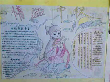 中秋节手抄报愉快的中秋节
