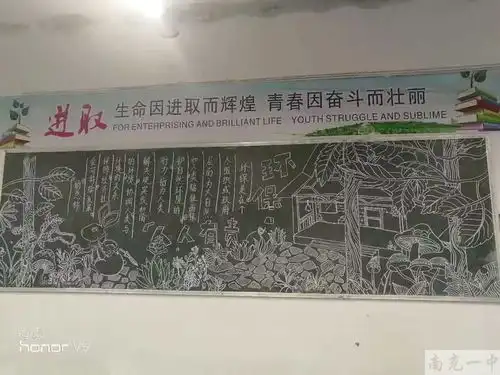 保护环境,创绿色校园黑板报展评之环保教育系列活动