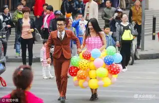 青岛男子吹600个气球为女友做婚纱