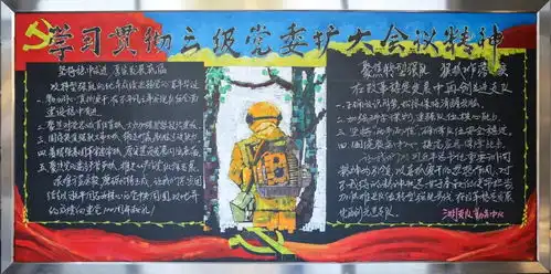 福建省森林消防总队三级党委扩大会议主题板报展评