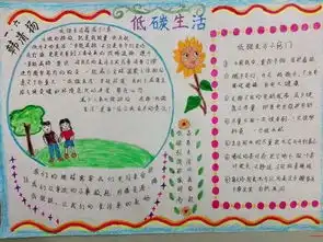 北京小学低碳生活手抄报