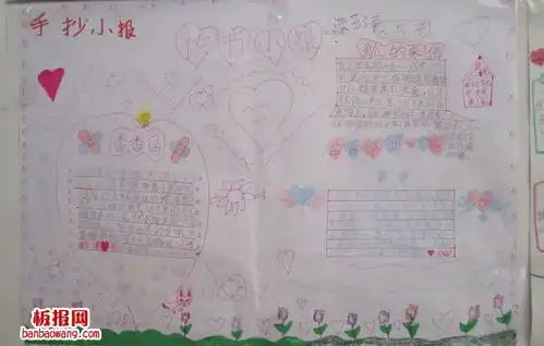 读书是人的一大乐趣手抄报