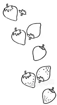 草莓简笔画图片大全