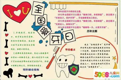9月20日爱牙日手抄报特辑