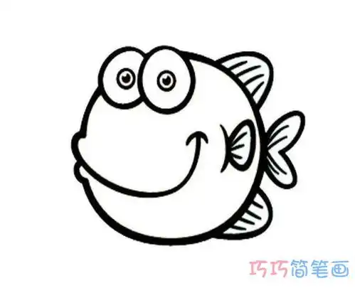 卡通娃娃鱼怎么画简单可爱娃娃鱼简笔画图片