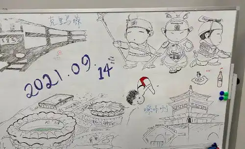 火了全红婵魅力太大,工作人员手绘q版跳水漫画,可爱爆表