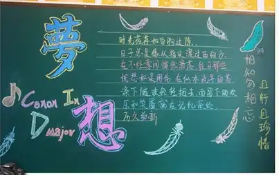 新学期黑板报美就在我们身边