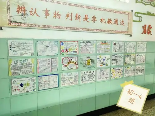 体验数学,享受快乐初中部第一届数学周系列活动之手抄报及数学猜谜活动