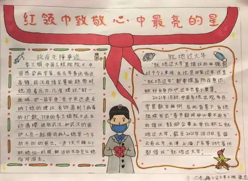 红领巾致敬心中最亮的星手抄报创作大赛作品展示四