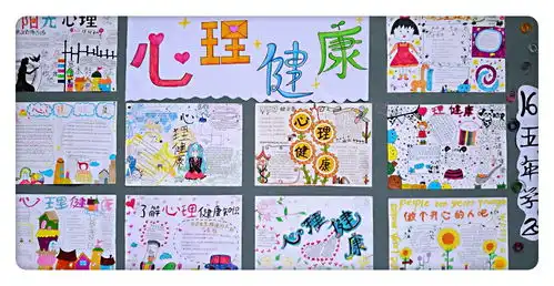 大学生心理健康手抄报展览