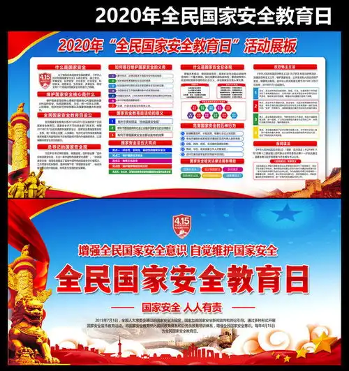 2020国家安全教育日活动板报