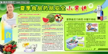 夏季食品药品安全常识展板