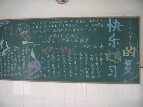 期末主题板报设计和内容