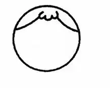 简笔画系列王后头像