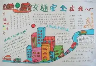 交通手抄报的围边怎么画