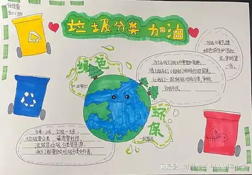 郑州市二七区苗圃小学开展分类在指尖,文明在心间主题活动