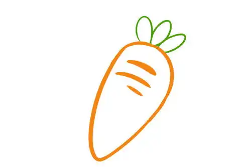 胡萝卜简笔画