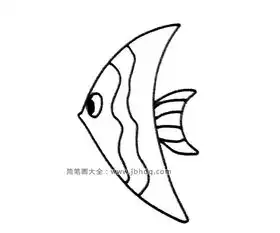神仙鱼简笔画图片大全
