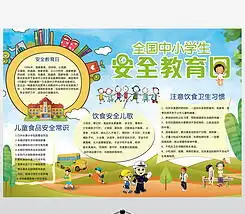 预防校园暴力欺凌小报图片模板下载