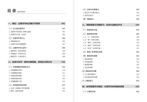 最新最全的主题写作资料,确定不准备一本在手边