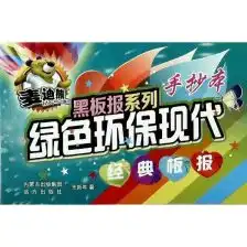 绿色环保现代经典板报麦迪熊黑板报系列