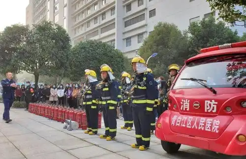 区人民医院集团开展119消防主题宣传日活动