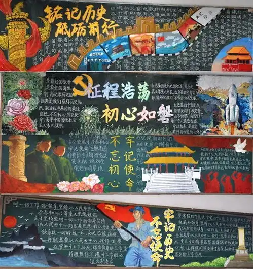 缅怀先烈弘扬法治精神济南二中开展主题黑板报评比活动