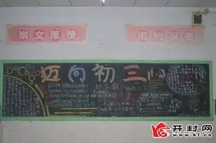 东北学区开封七中初中部举行主题黑板报展评活动