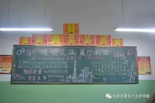 20182019学年第一学期初中部教室板报评比活动