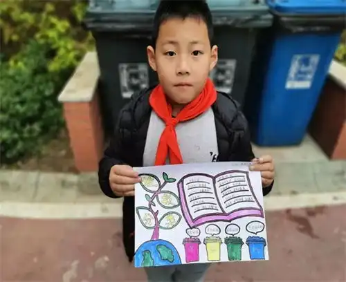 垃圾分类,从我做起济南历城区华山第三小学举行垃圾分类系列活动